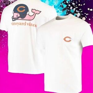Vineyard Vine Small TShirt Chicago Bears